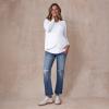 image:imageMotherhood Maternity Womens Long Sleeve Scoop Neck Tulip Nursing Tee Shirt for Breastfeeding with Easy AccessWhite