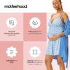image:imageMotherhood Maternity Womens Nursing Chemise Nightgown Robe and Swaddle 3Piece SetGeo ShapesProvence Blue