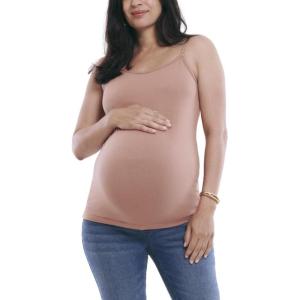 image:imageMotherhood Maternity Womens Clip Down Nursing Tank Top Cami with Adjustable Straps and Builtin Shelf Bra for BreastfeedingBrush