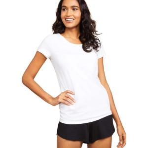 image:imageMotherhood Maternity Womens Relaxed Fit Under the Belly Sleep and Lounge Knit Shorts 2 Pack SXLBlack