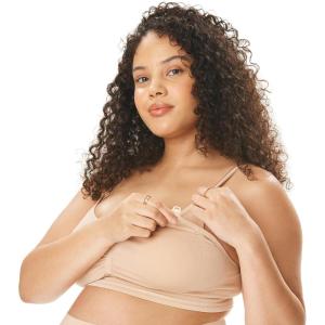 image:imageMotherhood Maternity Womens Seamless Hands Free PumpingNursing BraEssential Nude