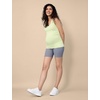 image:imageMotherhood Maternity Womens Over The Belly Ribbed Biker Pregnancy Workout ShortsCharcoal