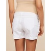 image:imageMotherhood Maternity Womens Secret Fit Belly Poplin ShortWhite