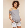 image:imageMotherhood Maternity Womens Secret Fit Belly Poplin ShortWhite