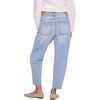 image:imageMotherhood Maternity Womens Under the Belly Elastic Waist Relaxed Barrel Leg Denim Pregnancy JeansMarsha Wash