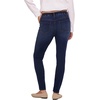 image:imageMotherhood Maternity Womens Under the Belly Skinny Ankle Denim Pregnancy Jeans with Side Elastic Panel InsetsDark Wash