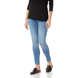image:imageMotherhood Maternity Womens Maternity Indigo Blue Stretch Secret Fit Belly Ankle Fashion Denim JeggingMedium Wash