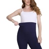 image:imageMotherhood Maternity Womens Full Length Fold Over Waist Lightweight Lounge Flare Pregnancy Yoga PantsPeacoat