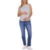 image:imageMotherhood Maternity Womens Nursing Sleeveless Tank Top for Breastfeeding with with Easy Liftup AccessWhitePeacoat Stripe