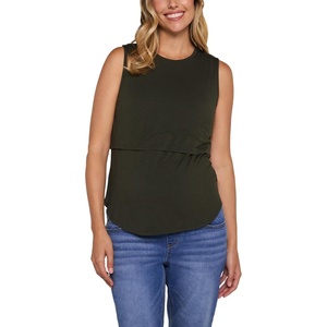 image:imageMotherhood Maternity Womens Nursing Sleeveless Tank Top for Breastfeeding with with Easy Liftup AccessDeep Depths