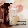 image:imageMotherhood Collection Breastmilk Storage Bags 6 oz 200 Count 100 Bags x 2 Pack  Leak Proof Breast Milk Freezer Storage Bags PreSterilized amp BPA Free SelfStanding amp Flat Lay6 Ounce  100 Count 2 pack