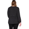 image:imageMotherhood Maternity Womens Long Sleeve Empire Waist Keyhole Woven Pregnancy BlouseBlackVanilla Ice Polka Dot