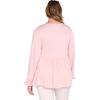 image:imageMotherhood Maternity Womens Long Sleeve Empire Waist Keyhole Woven Pregnancy BlousePeachskin
