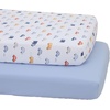 image:imagemini by Motherhood Tiny Cruisers 3 Piece Crib Bedding Set with Two Sheets