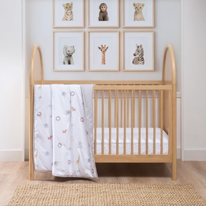 image:imagemini by Motherhood Jungle Nest 3Piece Crib Bedding Set with Two Sheets