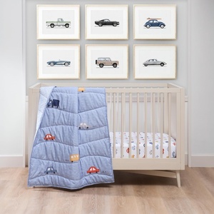 image:imagemini by Motherhood Tiny Cruisers 3 Piece Crib Bedding Set with Two Sheets