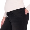 image:imageMotherhood Maternity Womens Under Belly Barrel Leg Denim Pregnancy Jeans with Dart DetailBlack Wash