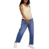 image:imageMotherhood Maternity Womens Under Belly Barrel Leg Denim Pregnancy Jeans with Dart DetailFeliz Mediun Wash