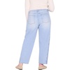 image:imageMotherhood Maternity Womens Under Belly Barrel Leg Denim Pregnancy Jeans with Dart DetailLightMedium Wash