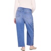 image:imageMotherhood Maternity Womens Under Belly Barrel Leg Denim Pregnancy Jeans with Dart DetailMediumDark Wash