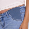 image:imageMotherhood Maternity Womens Under Belly Barrel Leg Denim Pregnancy Jeans with Dart DetailSilver Light Wash