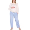 image:imageMotherhood Maternity Womens Under Belly Drawstring Barrel Leg Denim Pregnancy JeansAddie Light Wash