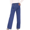 image:imageMotherhood Maternity Womens Under Belly Knit Denim Straight Leg Pregnancy JeansDark Wash
