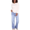 image:imageMotherhood Maternity Womens Under Belly Knit Denim Straight Leg Pregnancy JeansSena Wash
