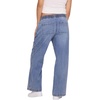 image:imageMotherhood Maternity Womens Under the Belly Tie Waist Relaxed Wide Leg Lightweight Denim Pregnancy PantsHansel Wash