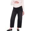 image:imageMotherhood Maternity Womens Under Belly Barrel Leg Denim Pregnancy Jeans with Dart DetailBlack Wash