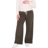image:imageMotherhood Maternity Womens Under the Belly Tie Waist Relaxed Wide Leg Lightweight Denim Pregnancy PantsOlive Night
