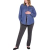 image:imageMotherhood Maternity Womens Mia Over Belly Straight Leg Work Pregnancy PantsGreyBlack Plaid