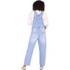 image:imageMotherhood Maternity Womens Barrel Leg Denim Pregnancy Overalls With Adjustable Straps and PocketsAnnie Light Wash