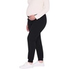 image:imageMotherhood Maternity Womens Under Belly Cozy Jogger Pregnancy SweatpantsBlack