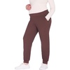 image:imageMotherhood Maternity Womens Under Belly Cozy Jogger Pregnancy SweatpantsFrench Roast