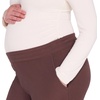 image:imageMotherhood Maternity Womens Under Belly Cozy Jogger Pregnancy SweatpantsFrench Roast