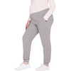 image:imageMotherhood Maternity Womens Under Belly Cozy Jogger Pregnancy SweatpantsHeather Grey