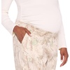 image:imageMotherhood Maternity Womens Under Belly Cozy Jogger Pregnancy SweatpantsMuted Green Tree Camo