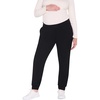 image:imageMotherhood Maternity Womens Under Belly Cozy Jogger Pregnancy SweatpantsBlack