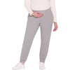 image:imageMotherhood Maternity Womens Under Belly Cozy Jogger Pregnancy SweatpantsHeather Grey