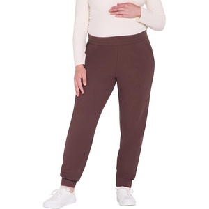 image:imageMotherhood Maternity Womens Under Belly Cozy Jogger Pregnancy SweatpantsFrench Roast